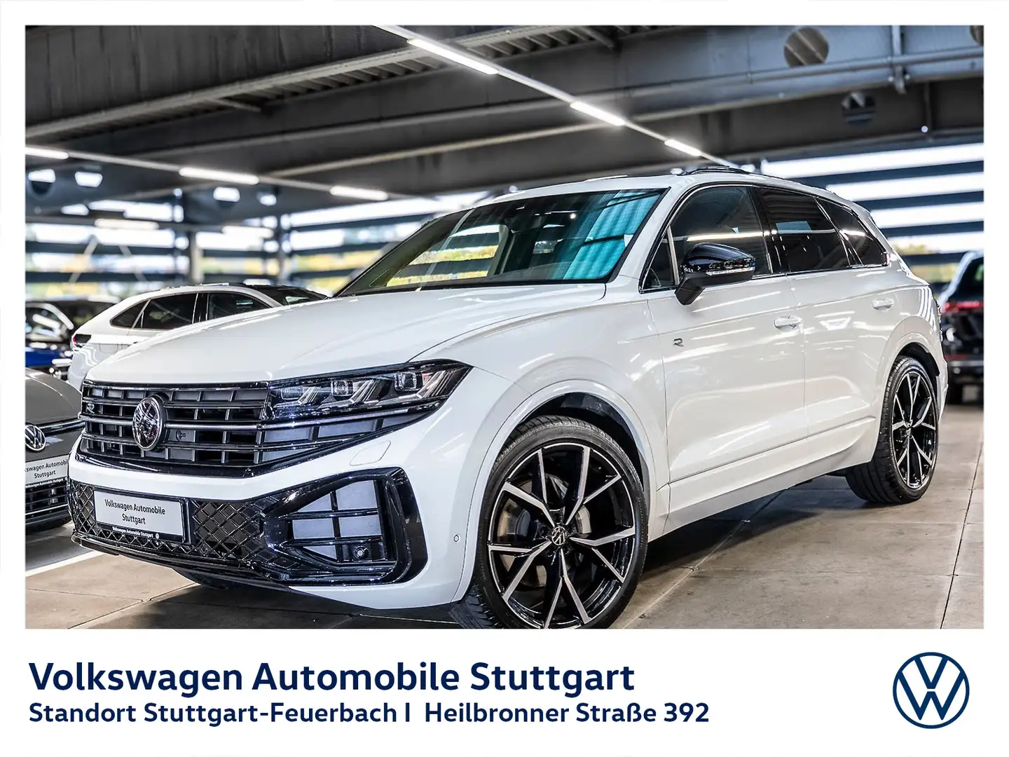 Volkswagen Touareg R-Line 3.0 TDI V6 Navi Kamera Pano AHK Blanc - 1