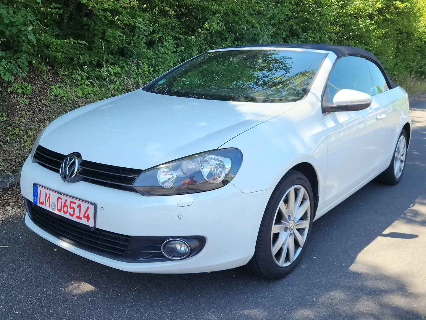 Volkswagen Golf Cabriolet Klimaautomatik/Sitzheizung/Tempomat/Windschott White - 2