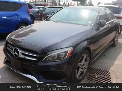 Blue 2018 Mercedes-Benz C-Class Sedan All-Wheel Drive Automatic