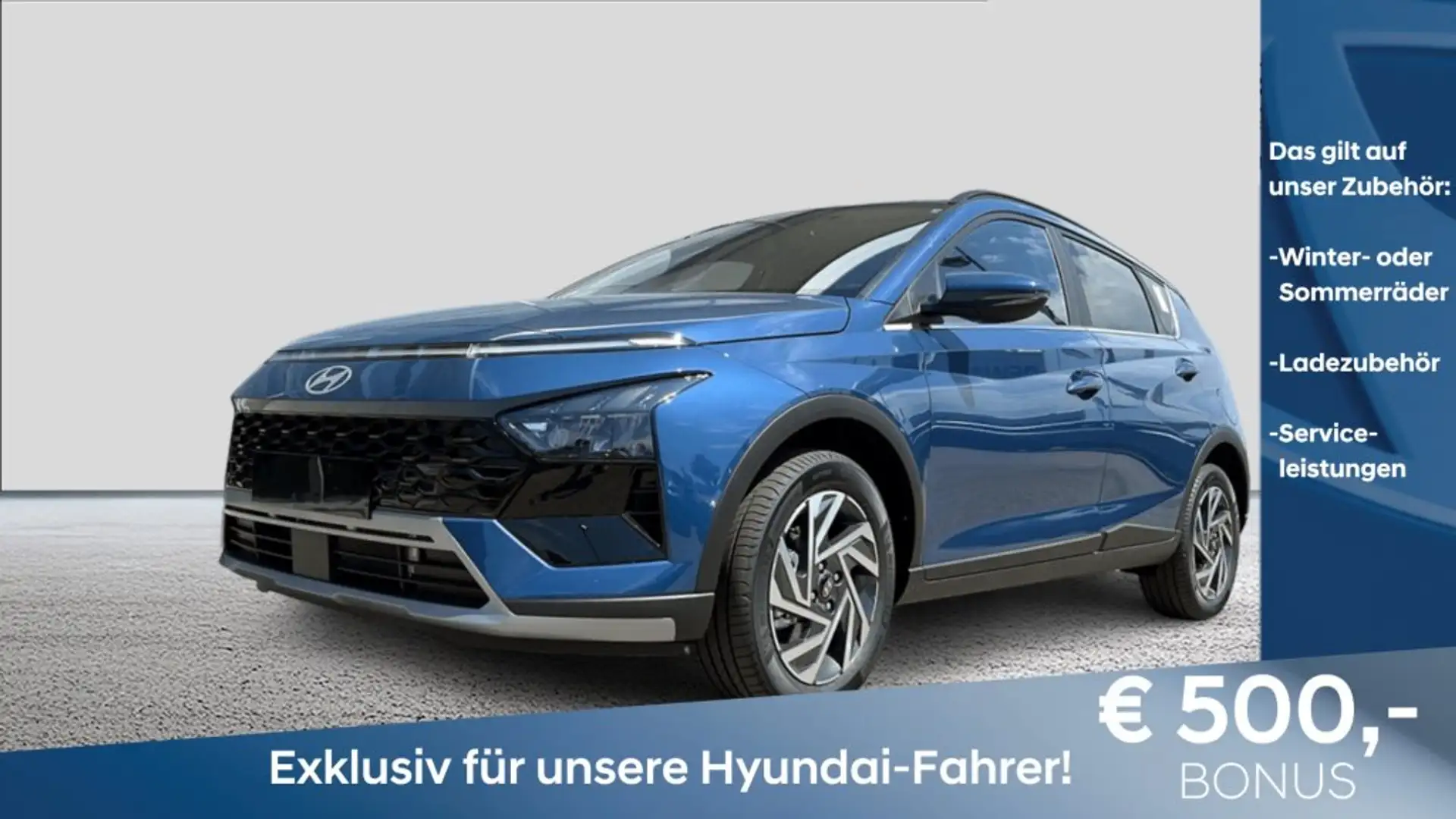 Hyundai BAYON Comfort Line 1.0 T-GDI inkl. Comfort Line Plus-Paket Blau - 1