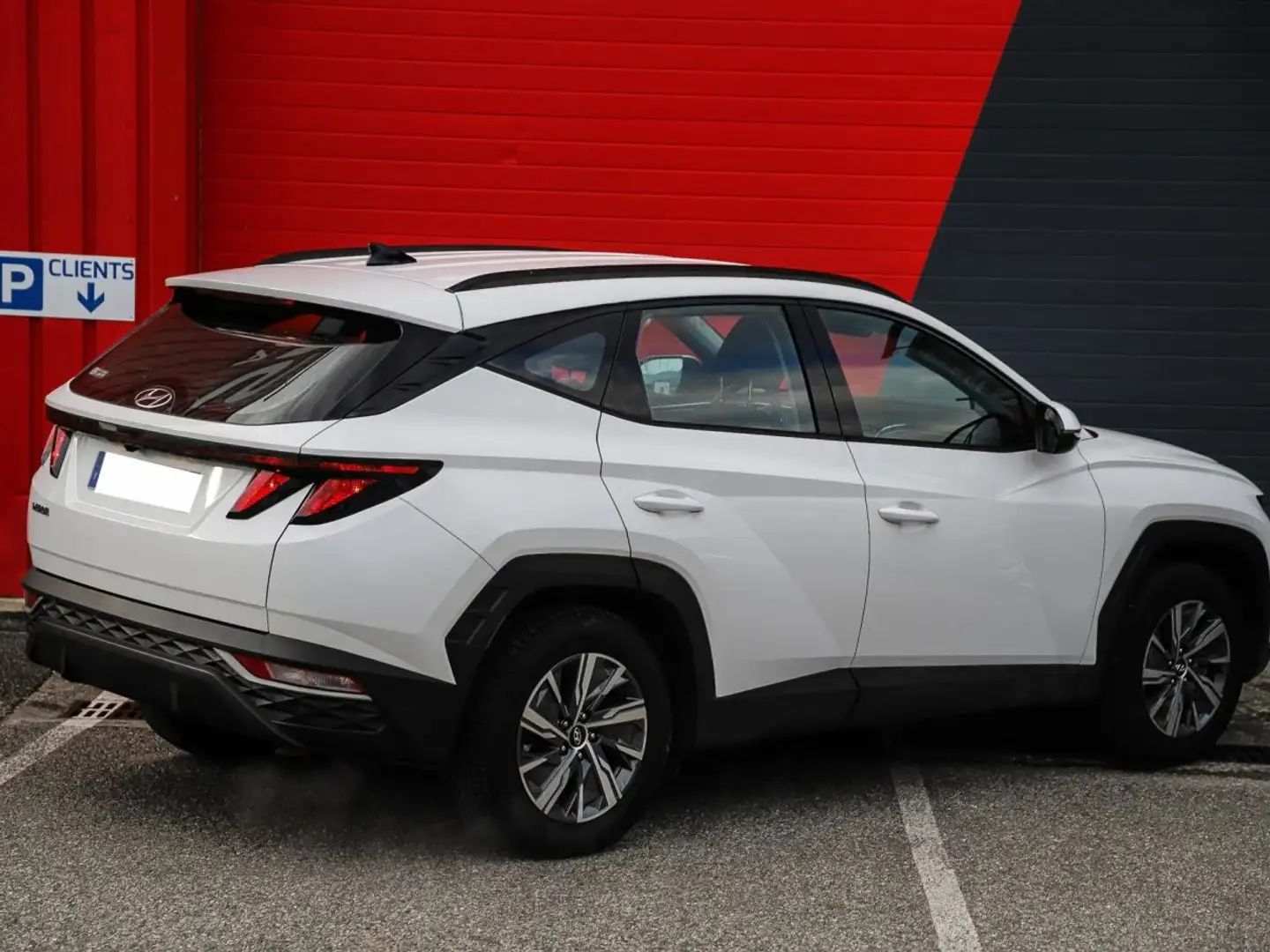 Hyundai TUCSON 1.6 T-GDi Hybrid 230 BVA Business Blanc - 2