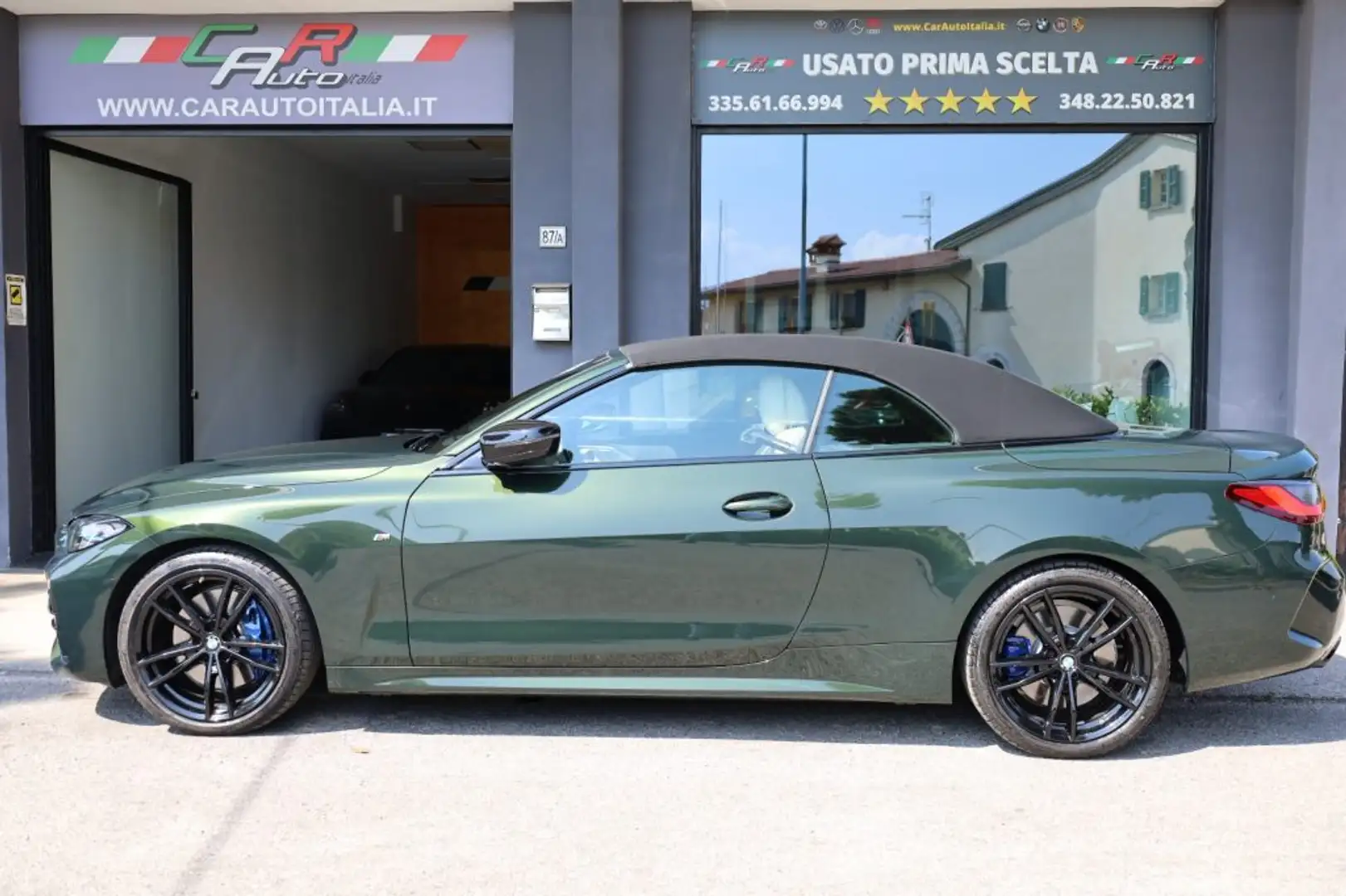 BMW 440 M440  i 48V xDrive Cabrio LASER Light Live Cockpit Groen - 2