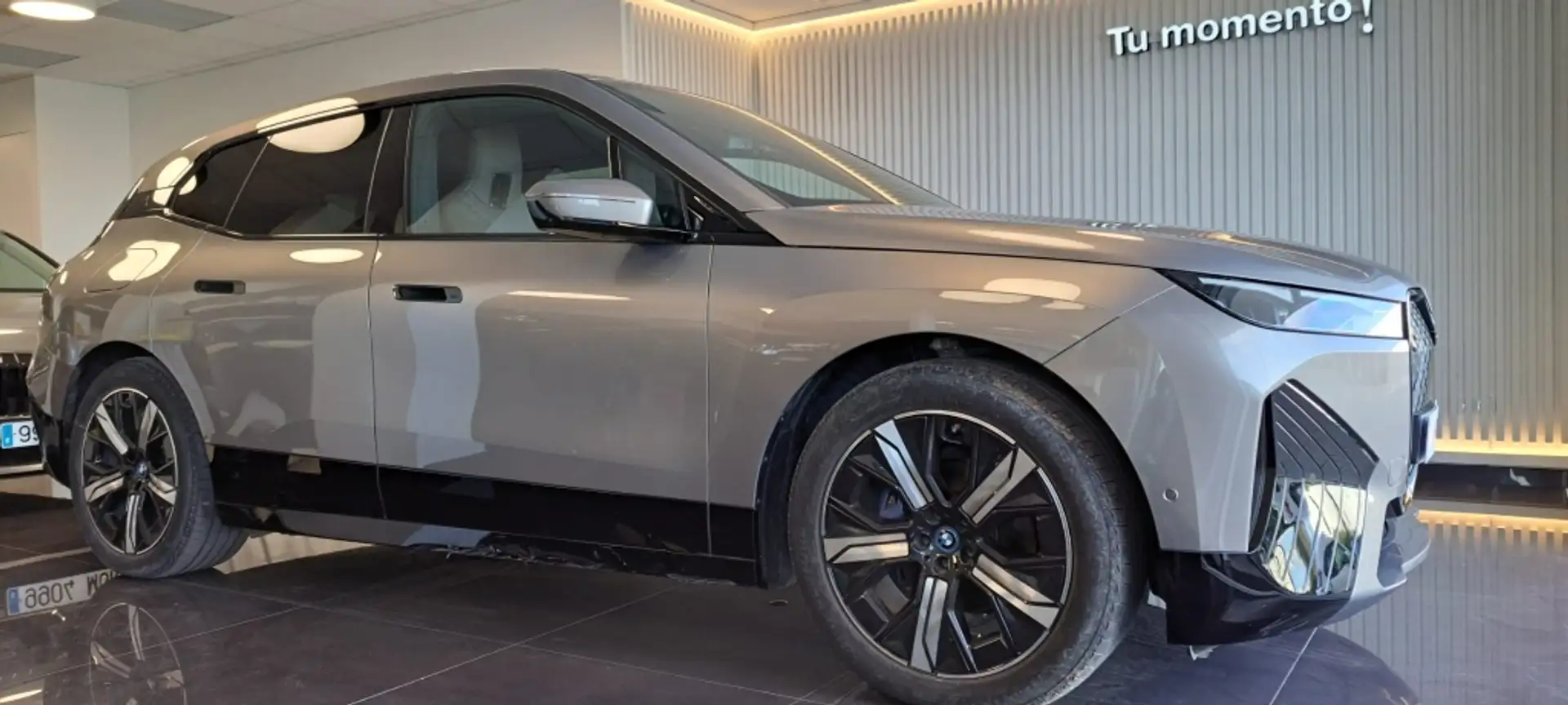 BMW iX xDrive 40 Stříbrná - 1