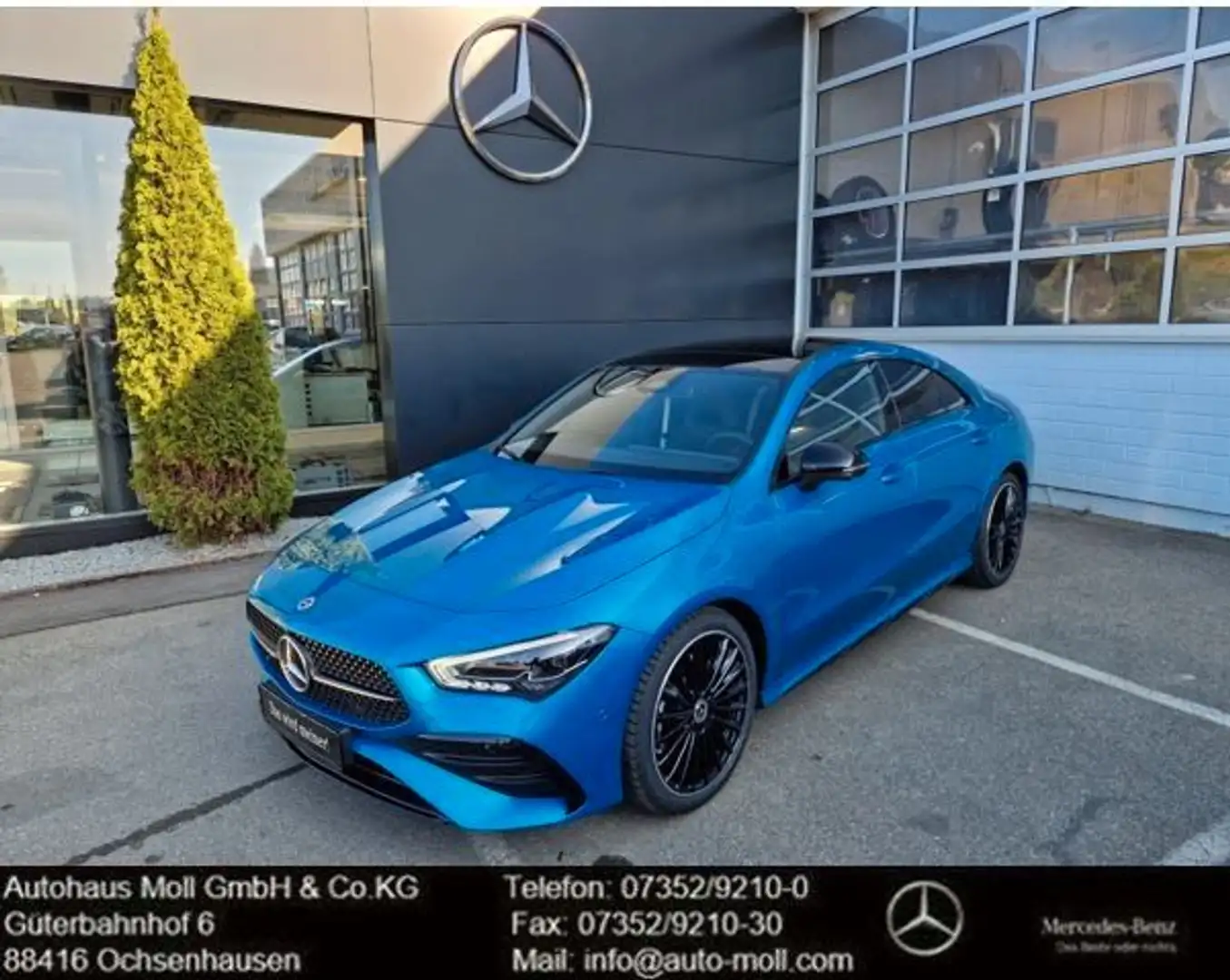 Mercedes-Benz CLA 200 AMG|Pano|Multib|Distro|360°|Memo|Night| Blauw - 1