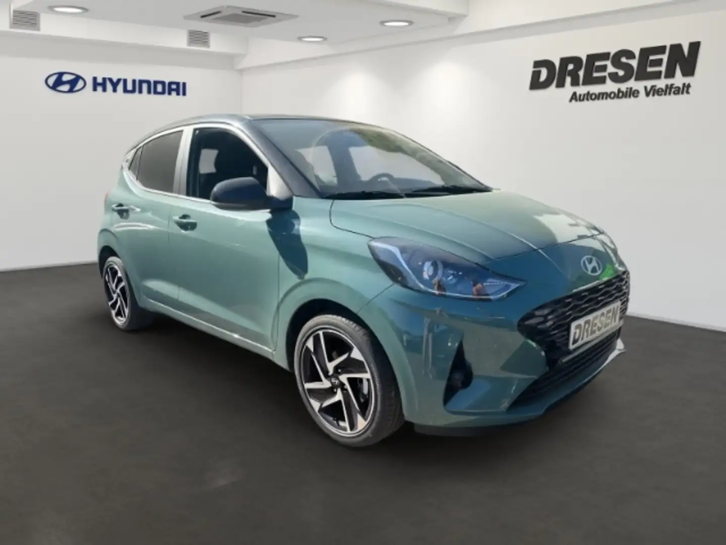 Hyundai i10 Prime 1.2 Navi+Klimaautomatik+Kamera+Sitzheizung Zelená - 2
