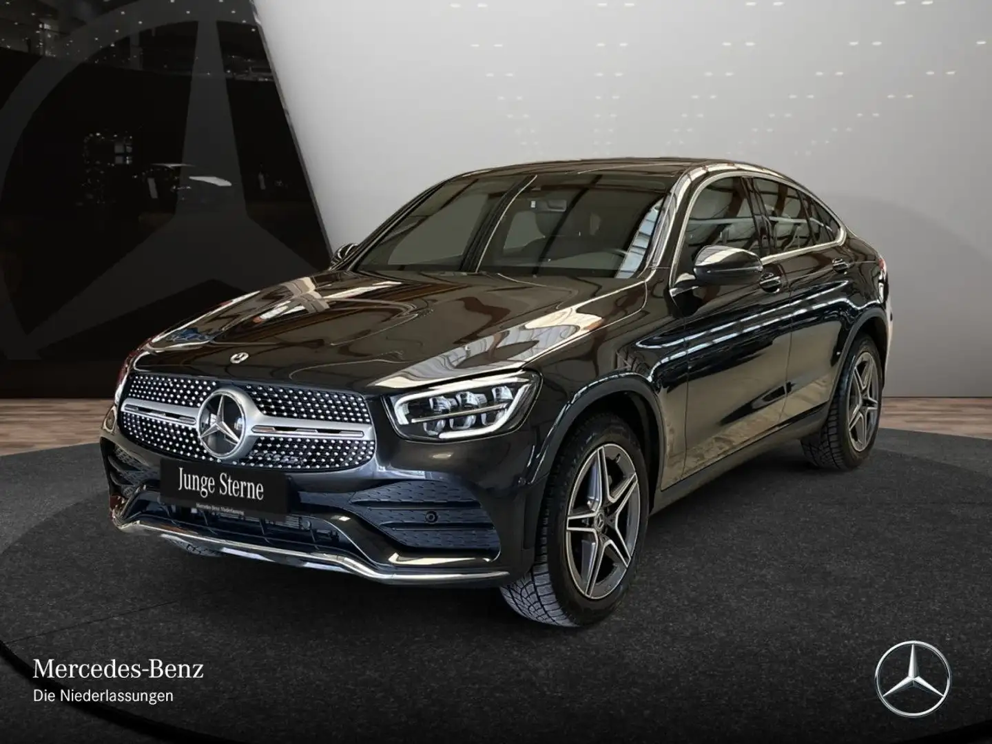 Mercedes-Benz GLC 200 Coupé 4M AMG+AHK+LED+KAMERA+KEYLESS+9G Gris - 2