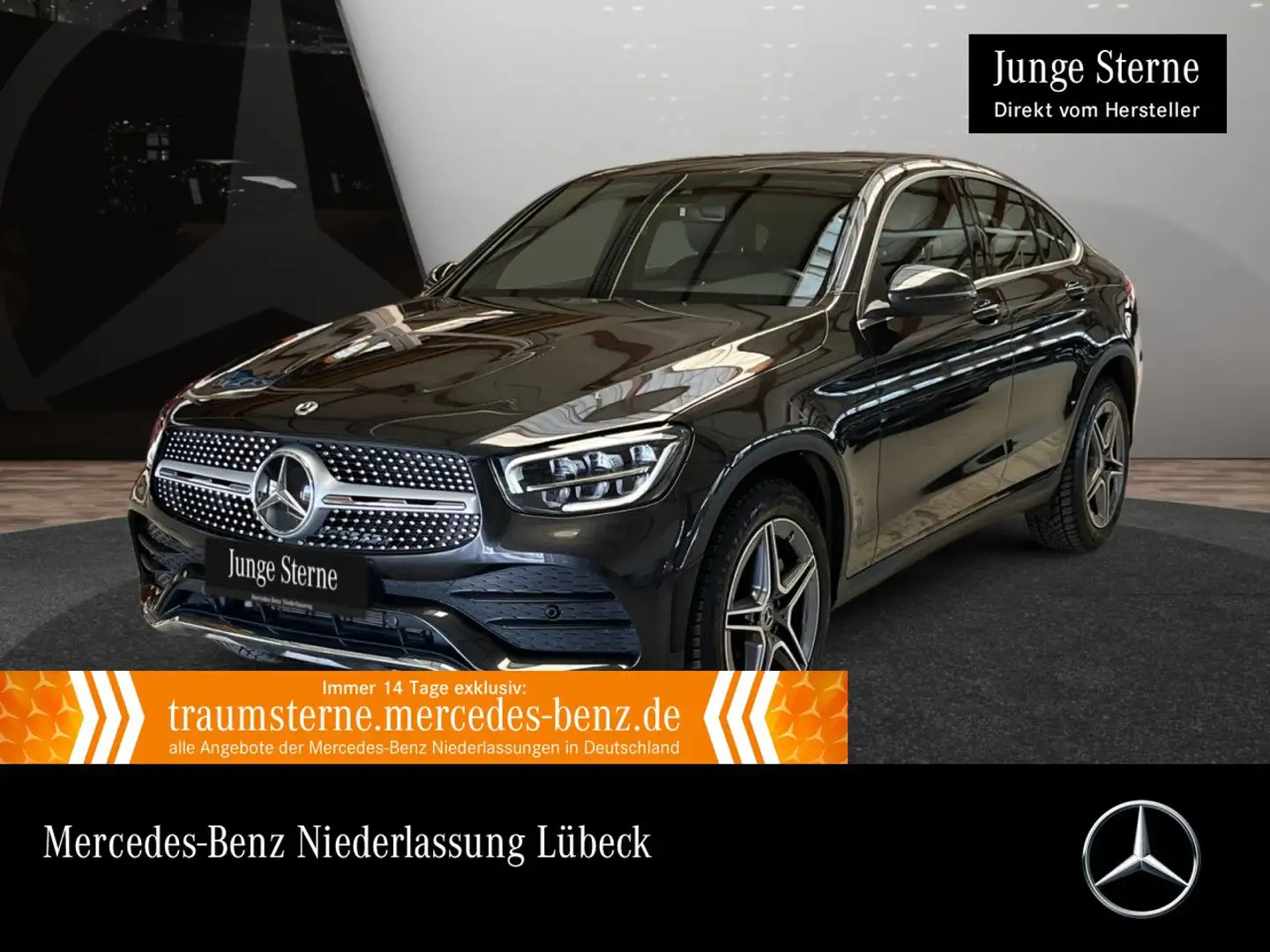 Mercedes-Benz GLC 200 Coupé 4M AMG+AHK+LED+KAMERA+KEYLESS+9G Gris - 1