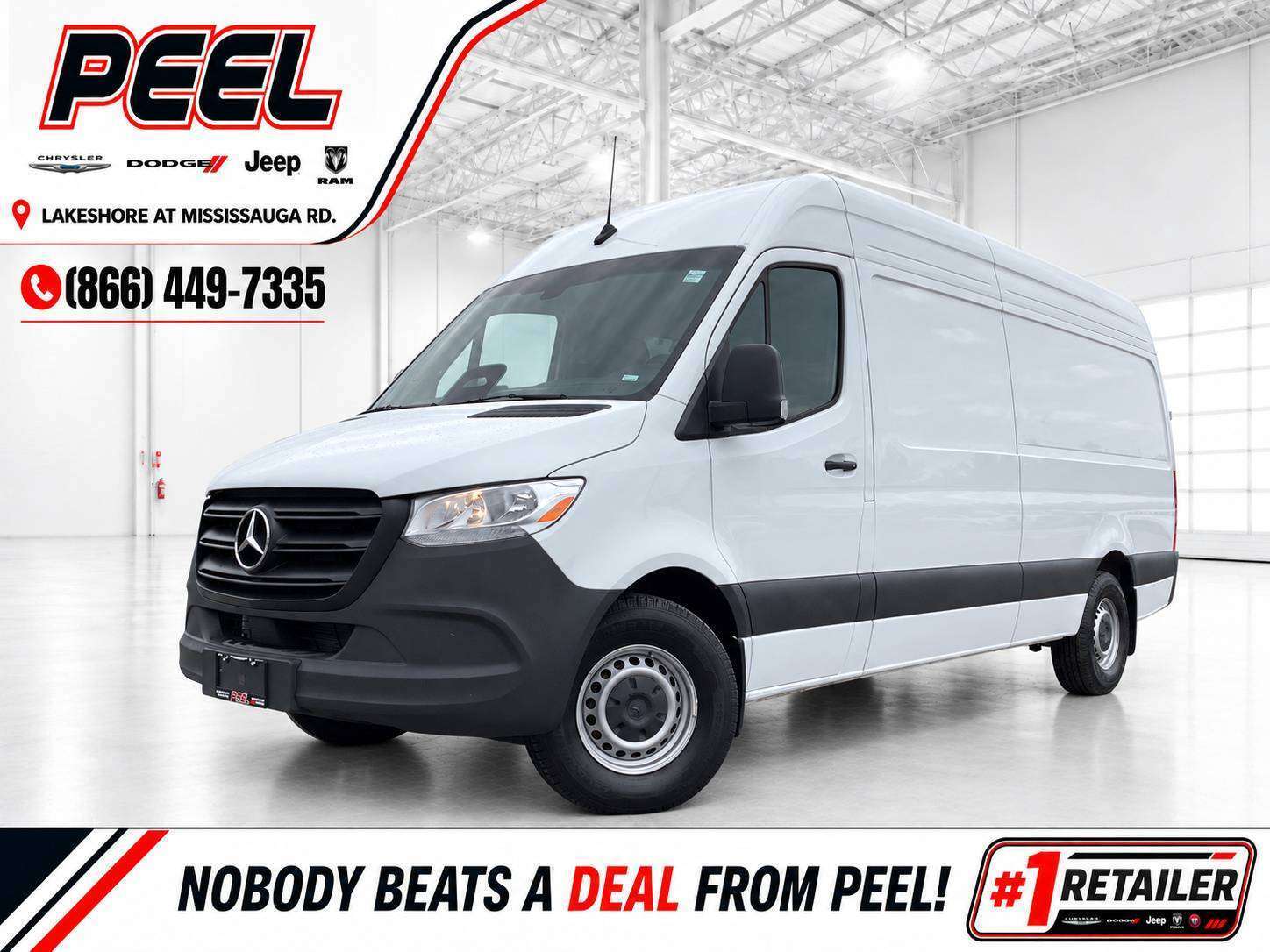 White 2025 Mercedes-Benz Sprinter Cargo Van Rear-Wheel Drive 9-Speed Automatic