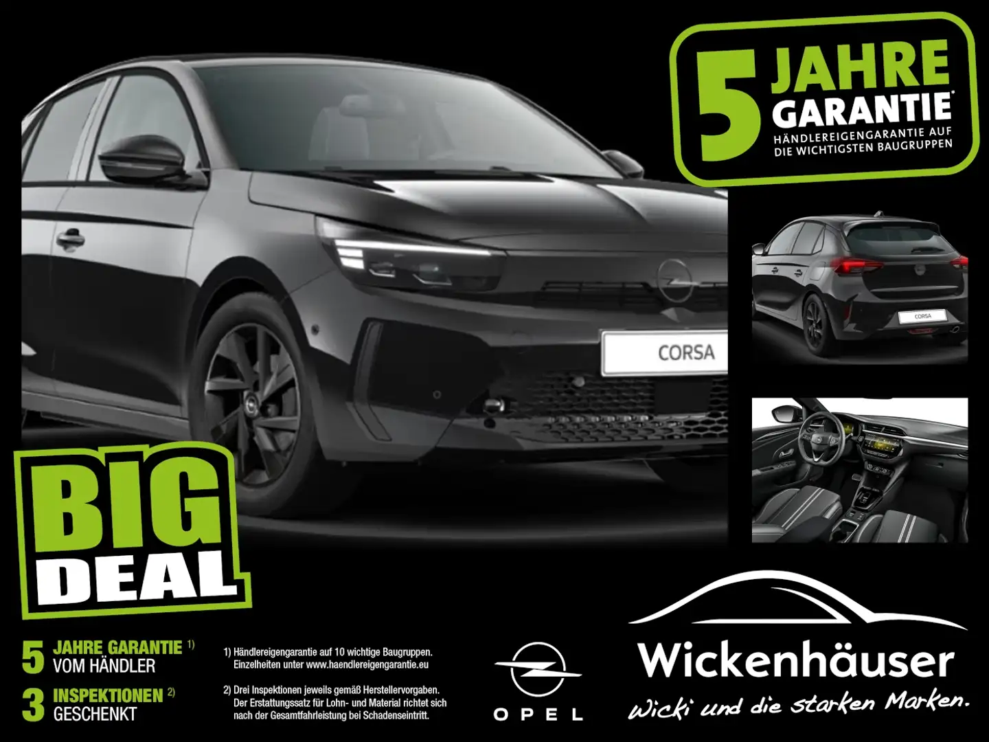 Opel Corsa F 1.2 Turbo GS FLA SpurH SpurW LM KAM LED Weiß - 1