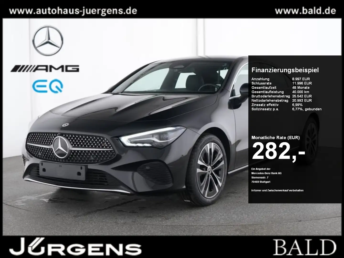 Mercedes-Benz CLA 180 Coupé Progressive/LED/Kamera/Shz/Winter Noir - 1
