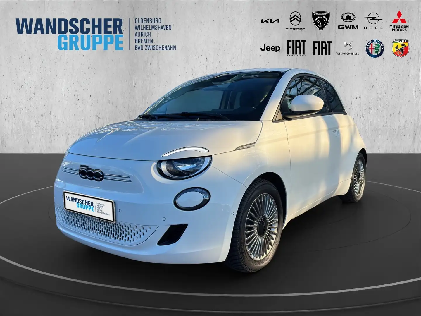 Fiat 500e 500 e Basis 42 kWh Carplay+LM+Allwetter+RFK+SHZ Weiß - 1