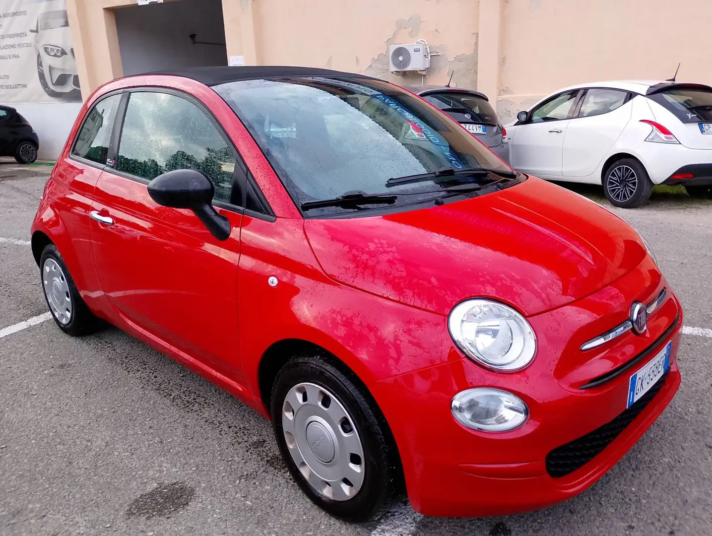 Fiat 500 500C 1.0 70 cv hybrid cult cabrio Rood - 2