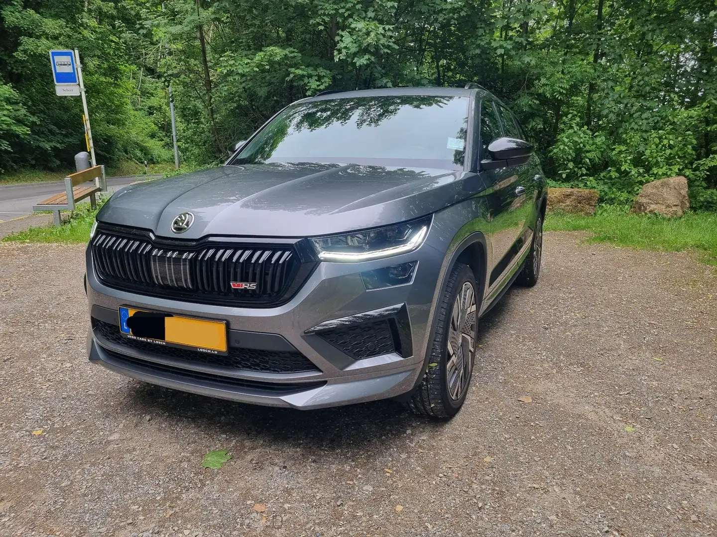 Skoda Kodiaq VRS 2.0 TSI 4x4 DSG 7 Gris - 2