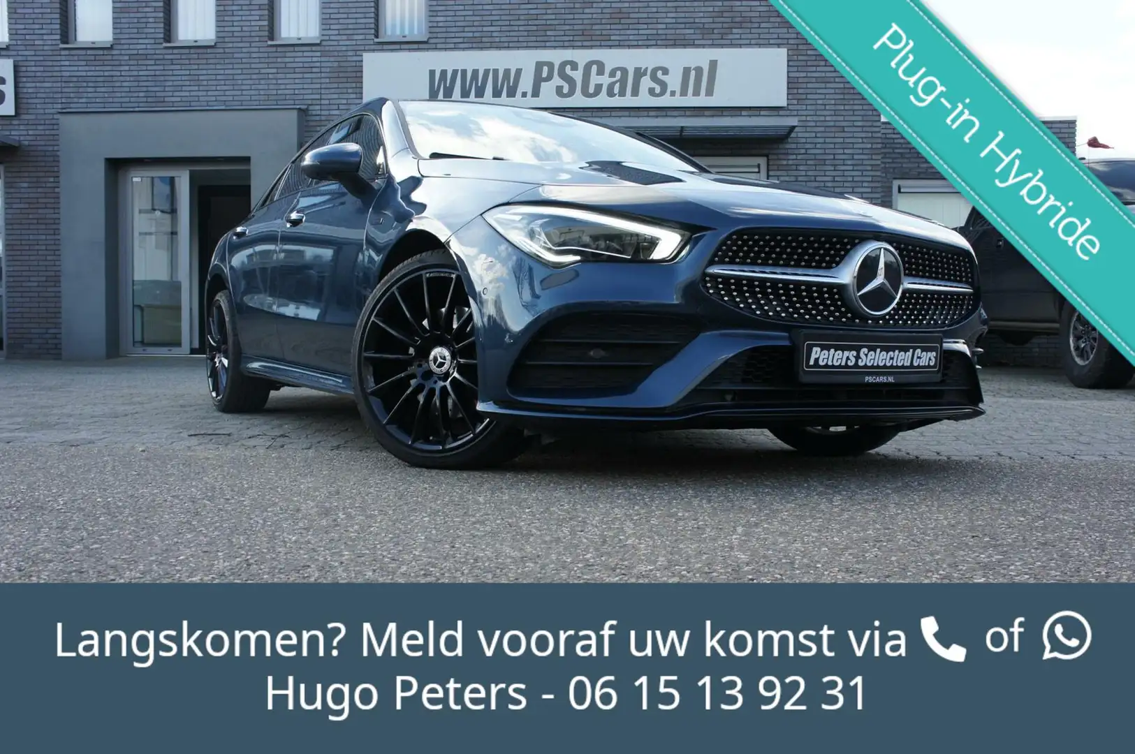 Mercedes-Benz CLA 250 e AMG Night 360cam|MBUX|Pano| Modrá - 1