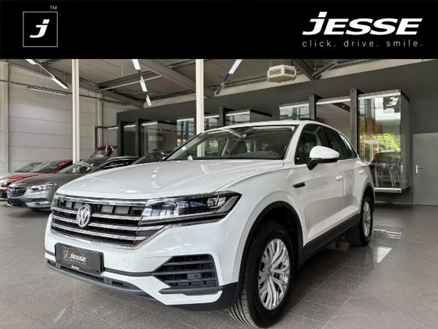 Volkswagen Touareg 3.0 V6 TDI 4Motion LED Navi AHK Blanc - 1