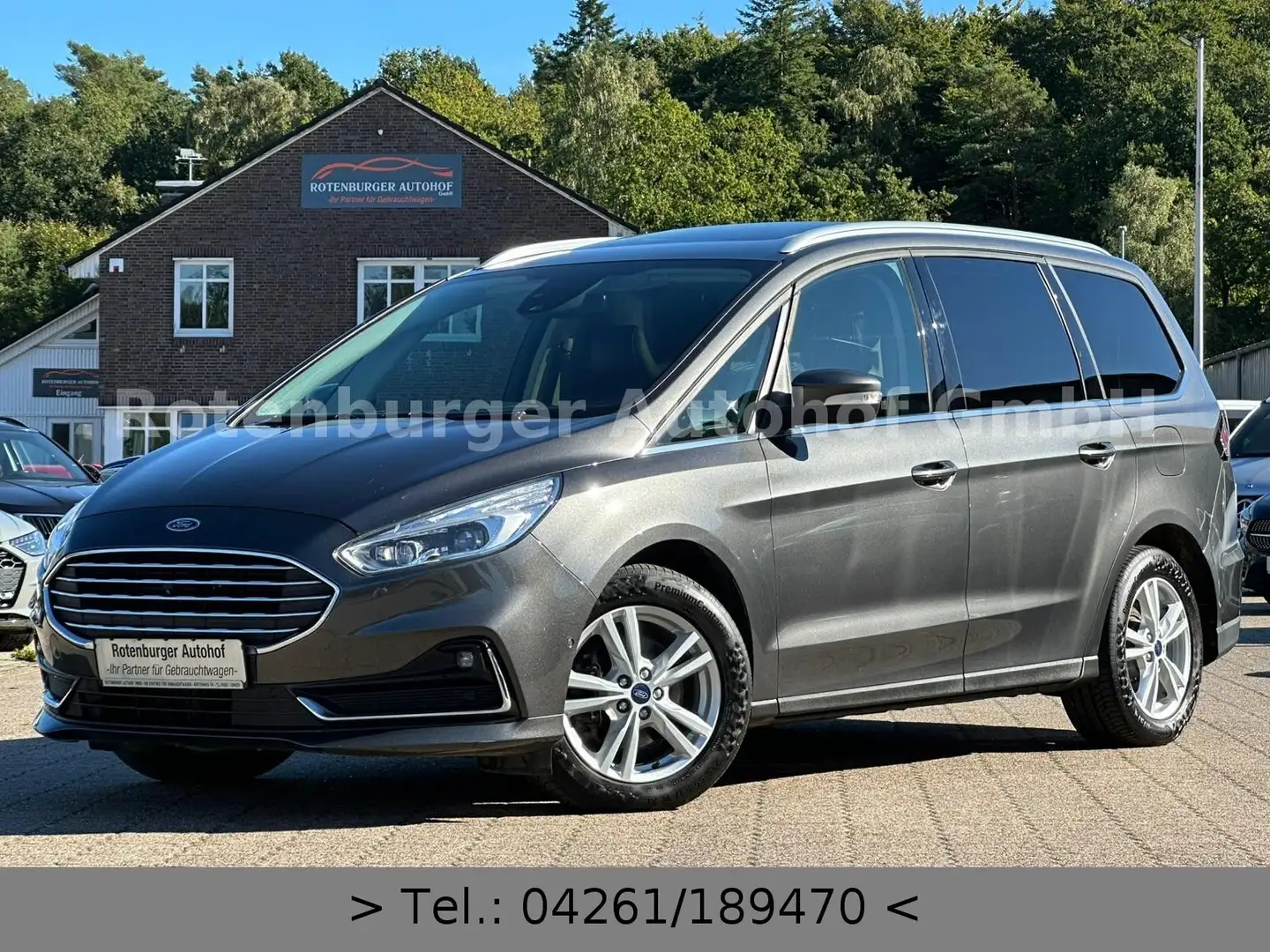 Ford Galaxy 2.0 TDCI*TITANIUM*7-SITZE*LEDER*TÜV NEU* Gris - 1