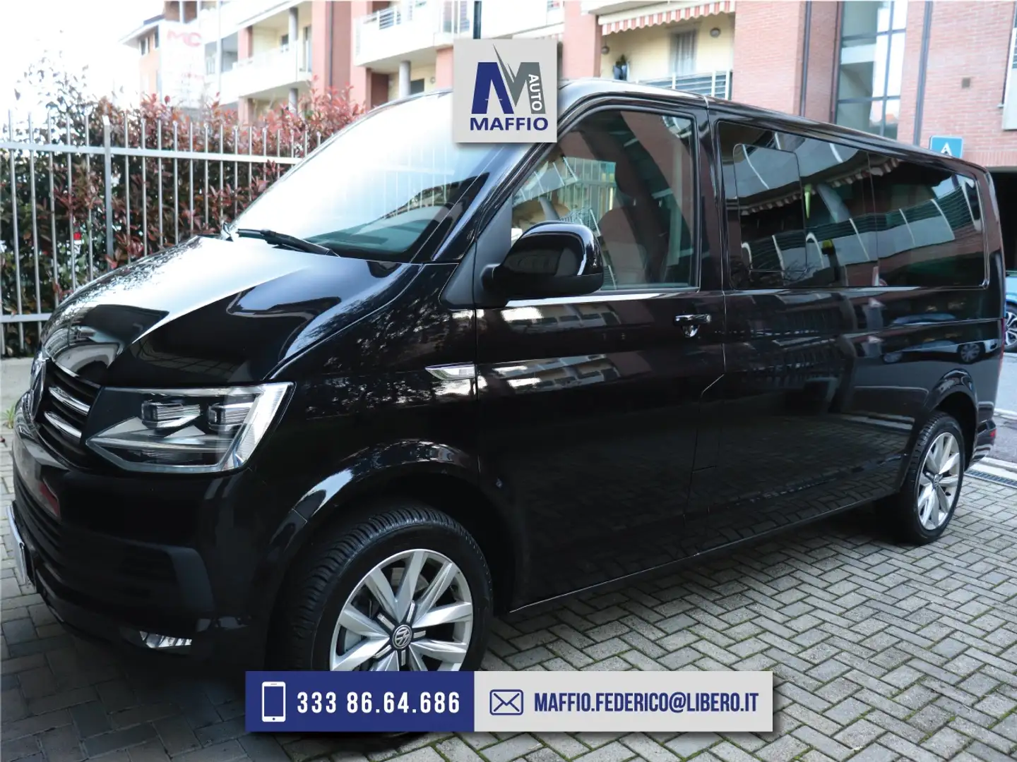 Volkswagen T6 Multivan LUNGA 2.0 TDI PRESTIGE+ 4MOTION 199CV DSG FULL OPT Schwarz - 1