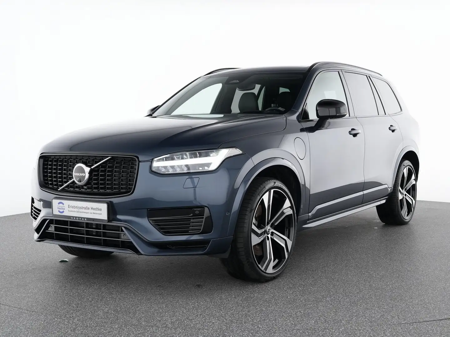 Volvo XC90 T8 Recharge AWD Ultimate Dark 22"+AHK+B&W Blauw - 1