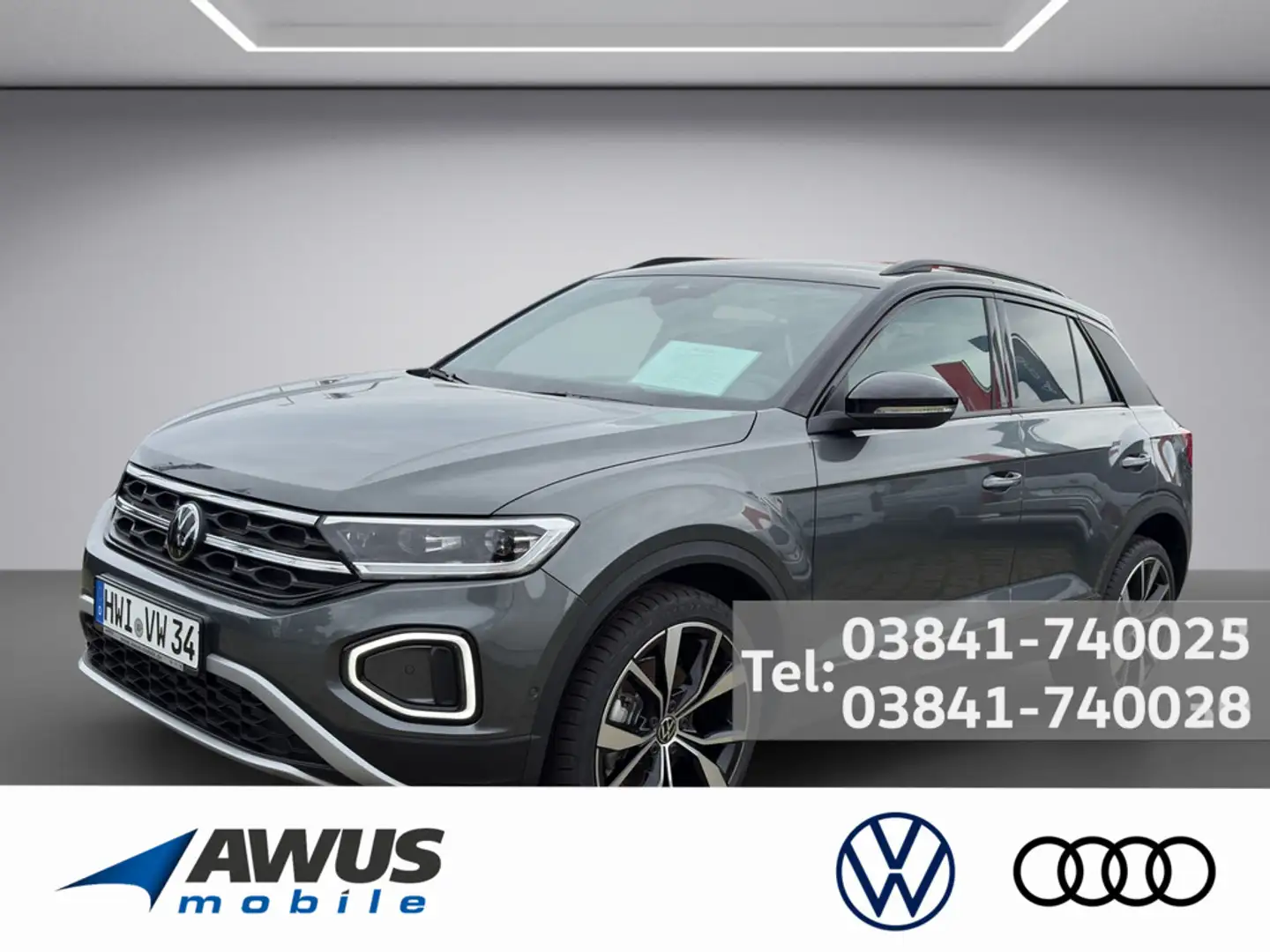 Volkswagen T-Roc 2.0TDI DSG Style AHK Grau - 1