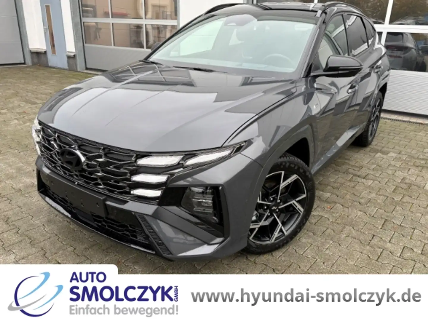 Hyundai TUCSON N Line X 1.6 T-GDI ASSISTENZPAKET+DACHLACKIERUNG Grau - 1