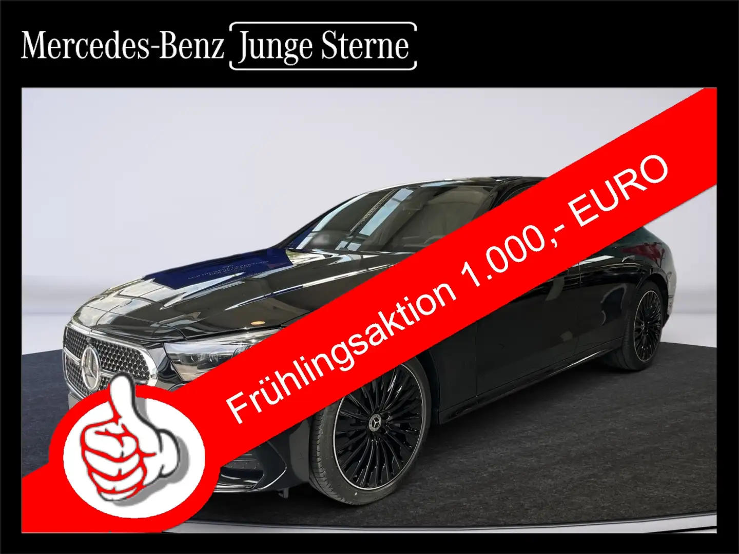 Mercedes-Benz E 300 de 4MATIC Limousine Österreich-Edition AMG Keyless Schwarz - 1