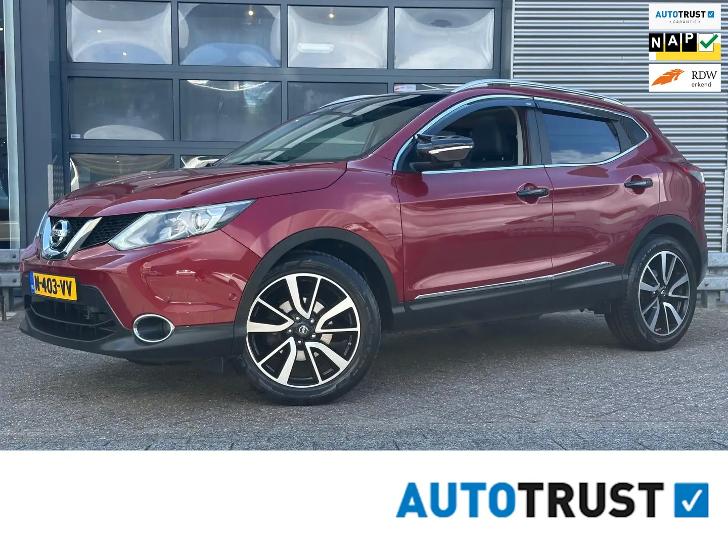 Nissan Qashqai 1.2 Premier Edition | CRUISECR | PANO | 360 Camera Rood - 1