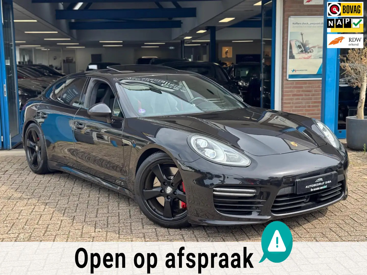 Porsche Panamera 4.8 GTS Chrono 2014 AUT NAVI CAMERA NAP! Zwart - 1