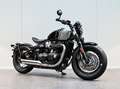 Triumph Bonneville Bobber Jet Black - Ash Grey Zwart - thumbnail 1