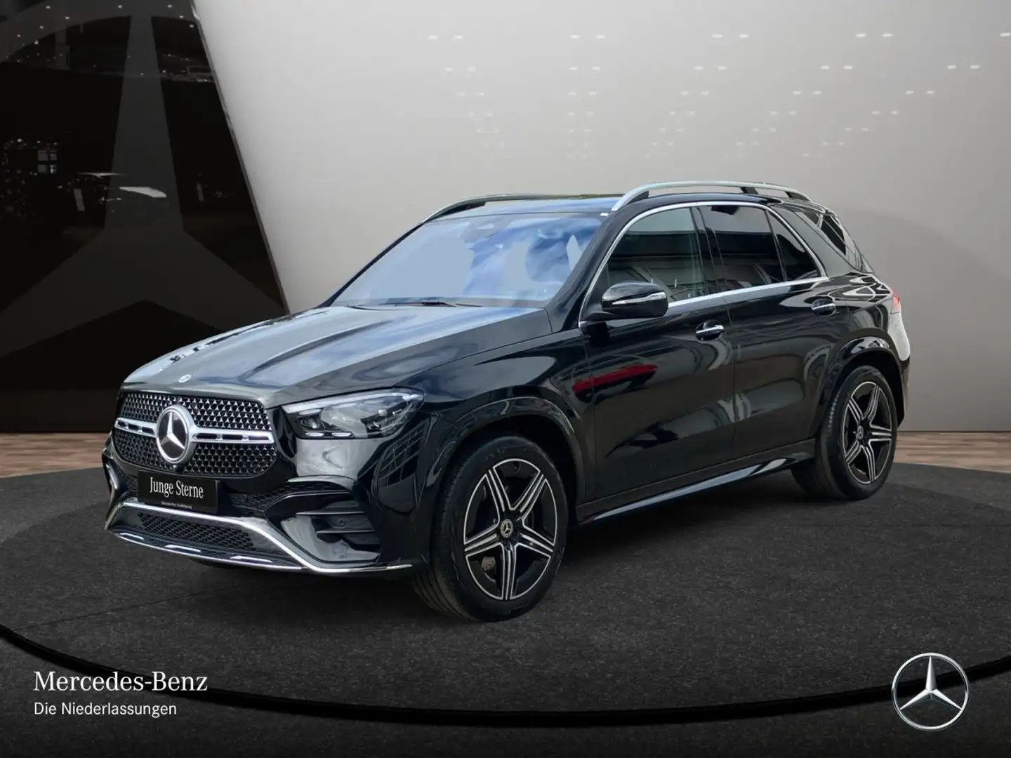 Mercedes-Benz GLE 450 d 4M AMG+PANO+360+AHK+MULTIBEAM+SPUR+TOTW Schwarz - 2