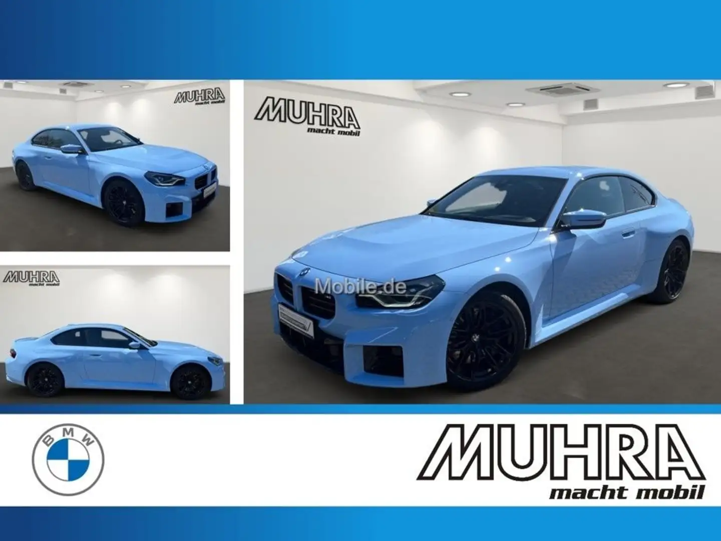 BMW M2 Coupé 19"/20" HUD LC Prof. ACC H/K LED Memory Blau - 1
