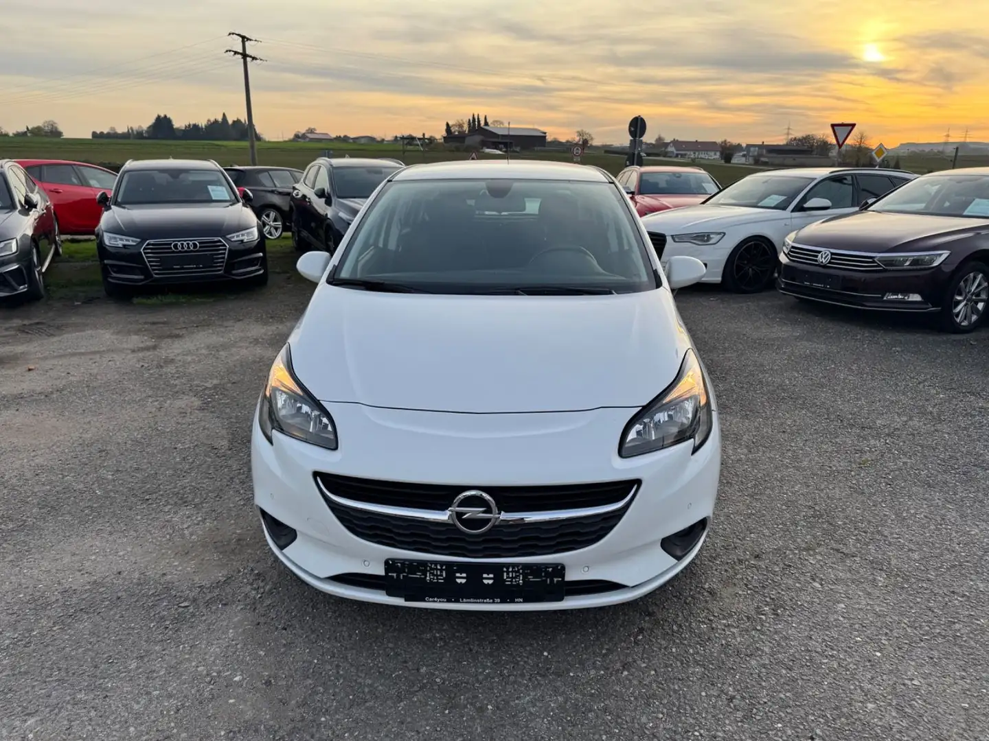 Opel Corsa E Active Automatik Klima Euo6 PDC Kamera Weiß - 2