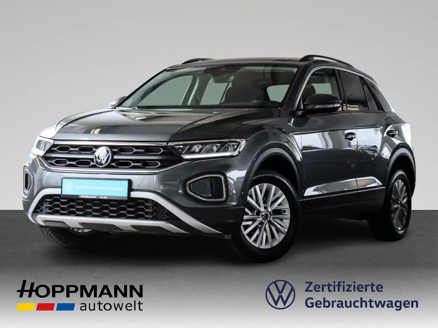 Volkswagen T-Roc 1.0 TSI Life LED NAVI APP-CONNECT SHZG Grau - 1