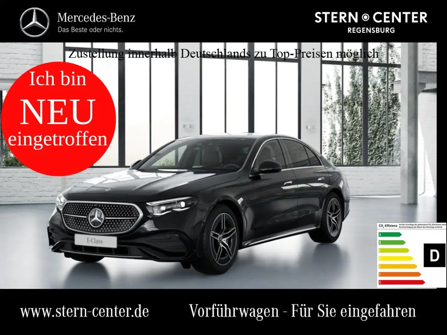 Mercedes-Benz E 220 d 4MATIC Limousine MBUX AMG Perf-AGA LED Negru - 1