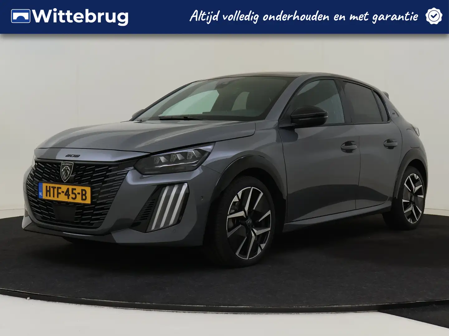 Peugeot 208 Hybrid 136 e-DCS6 GT Gris - 1