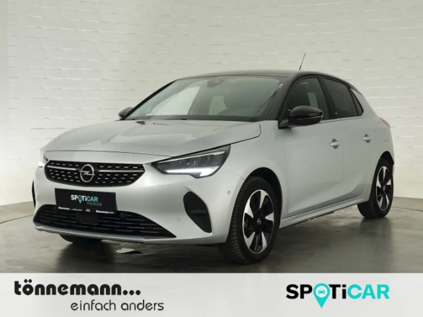 Opel Corsa-e F ELECTRIC ELEGANCE 50kWh AT+LED+NAVI+RÜCKFAHRKAME Silber - 1