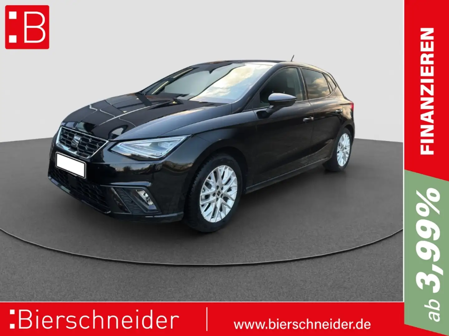 SEAT Ibiza 1.0 TSI DSG FR AB 165EUR NAVI REAR VIEW SHZ Schwarz - 1