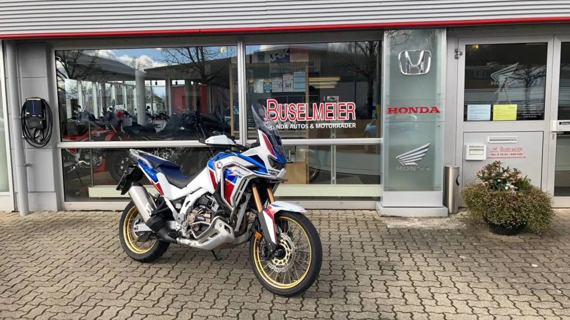 Honda CRF 1100 DCT Adventure Sports ES Bügel Biały - 1