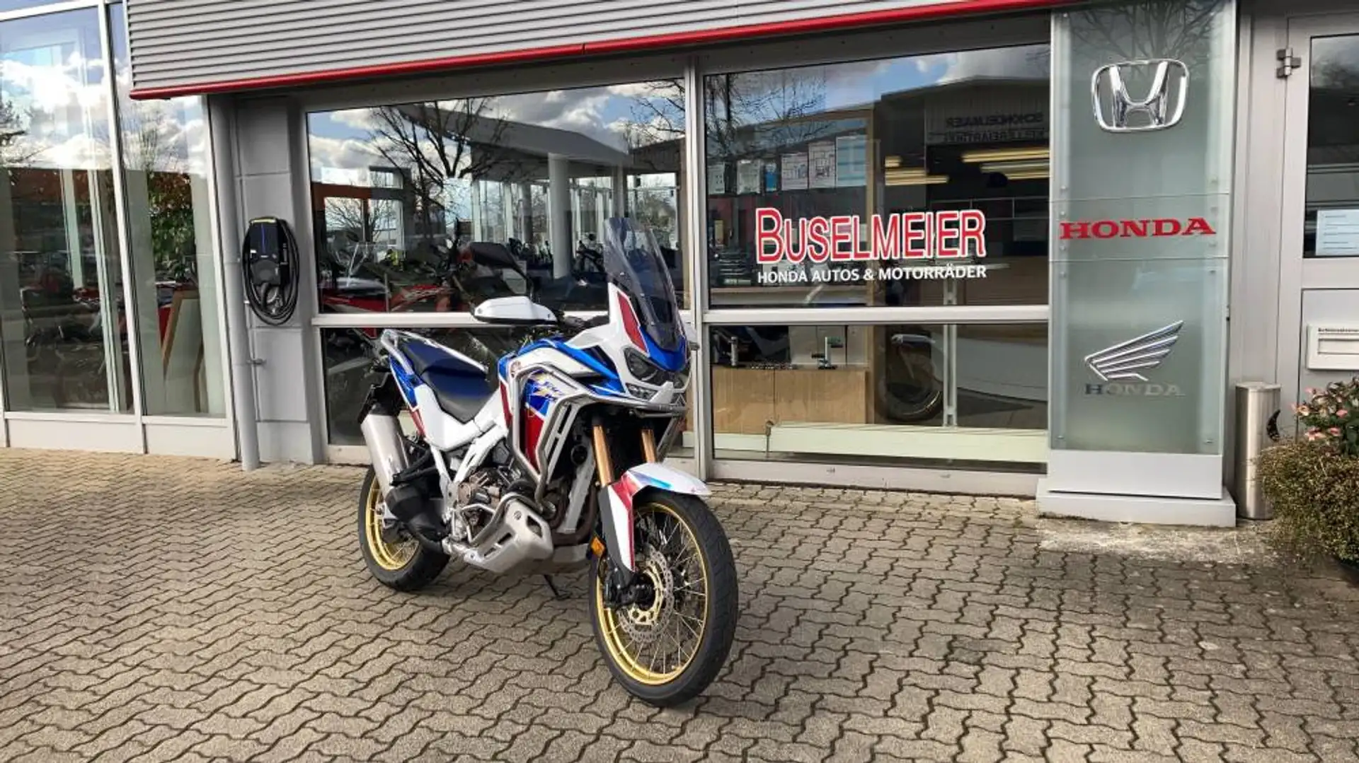 Honda CRF 1100 DCT Adventure Sports ES Bügel Biały - 2