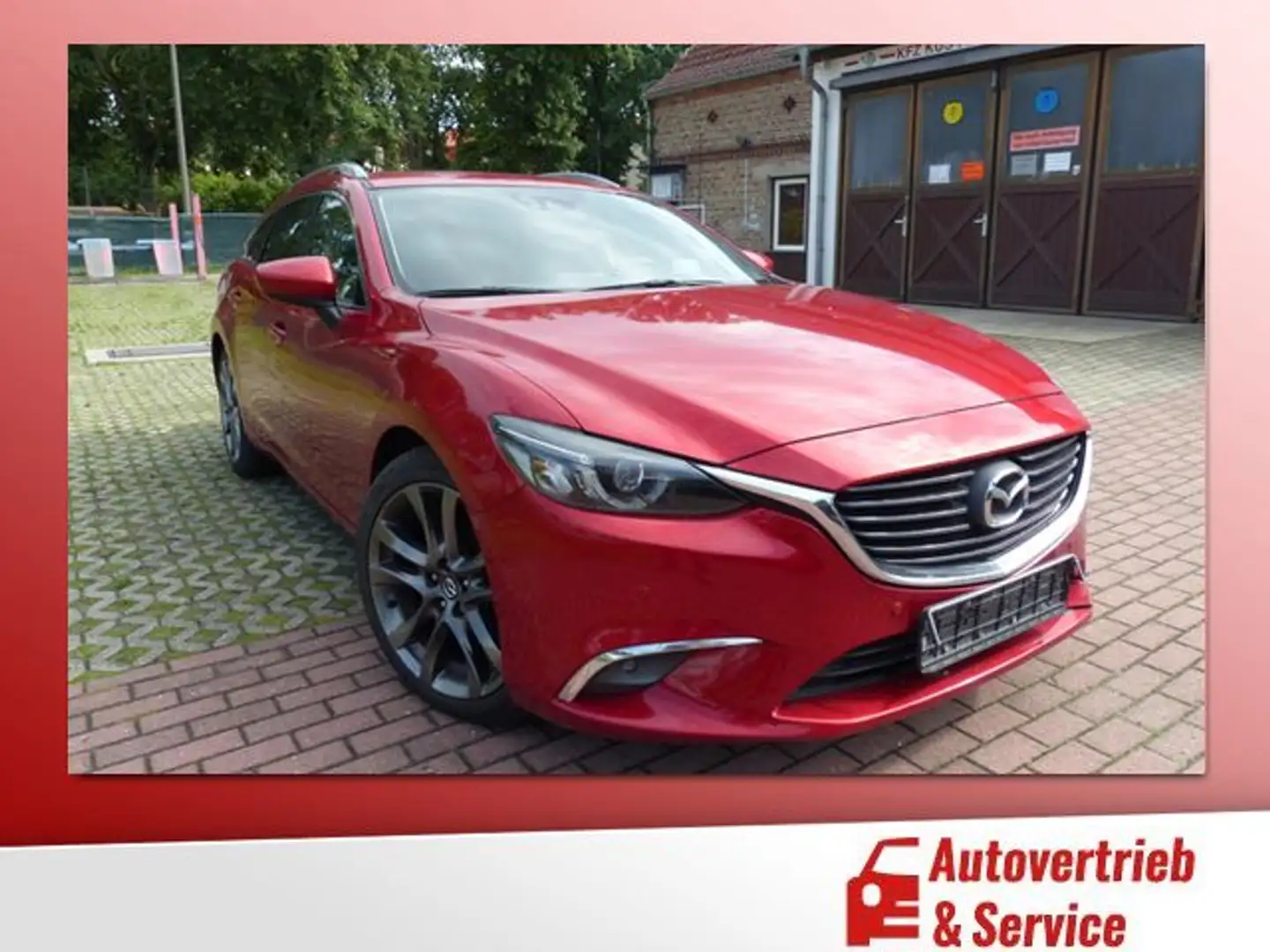 Mazda 6 2.2 Sports-Line Autom.,Tempom.,Navi Rouge - 1