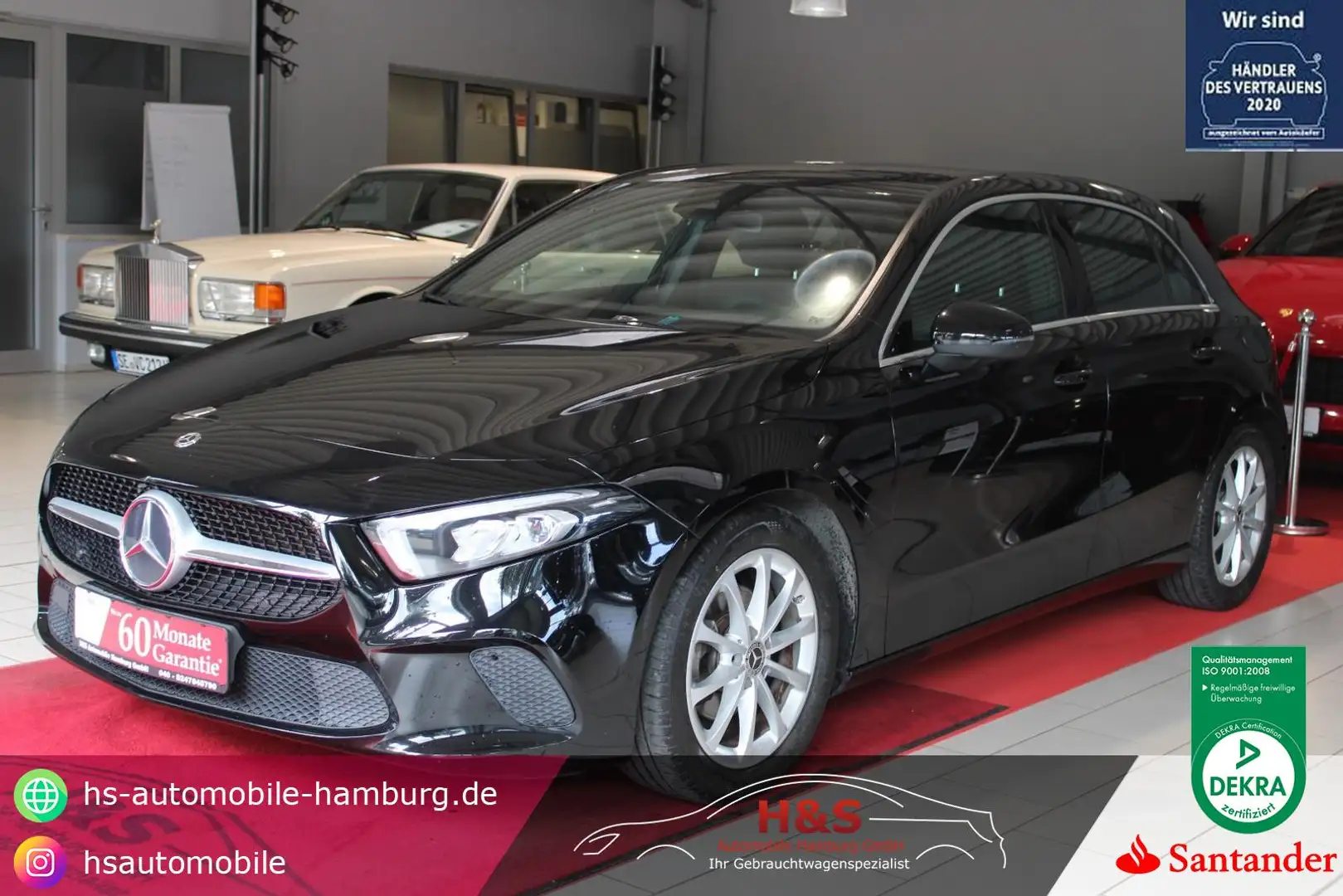Mercedes-Benz A 180 7G-DCT *LED/KAMERA* Black - 1