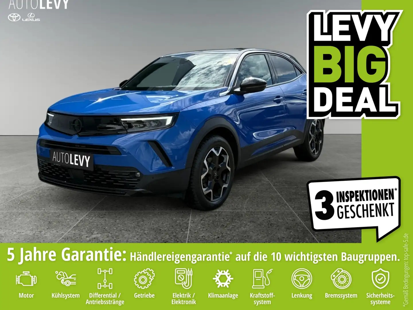 Opel Mokka 1.2 Turbo Ultimate +LED+PDC+Kamera+CarPlay+ Blau - 1