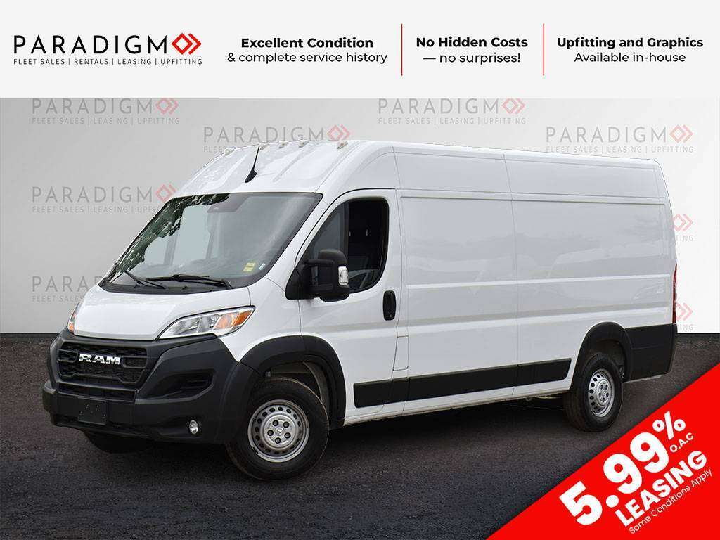 White 2025 RAM ProMaster Van Front-Wheel Drive Automatic