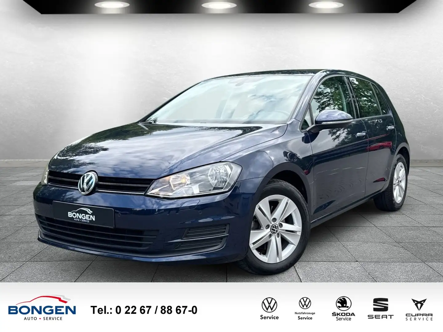 Volkswagen Golf VII 1.6 TDI Trendline Sitzhzg. Einparkhilfe Klima Bleu - 1