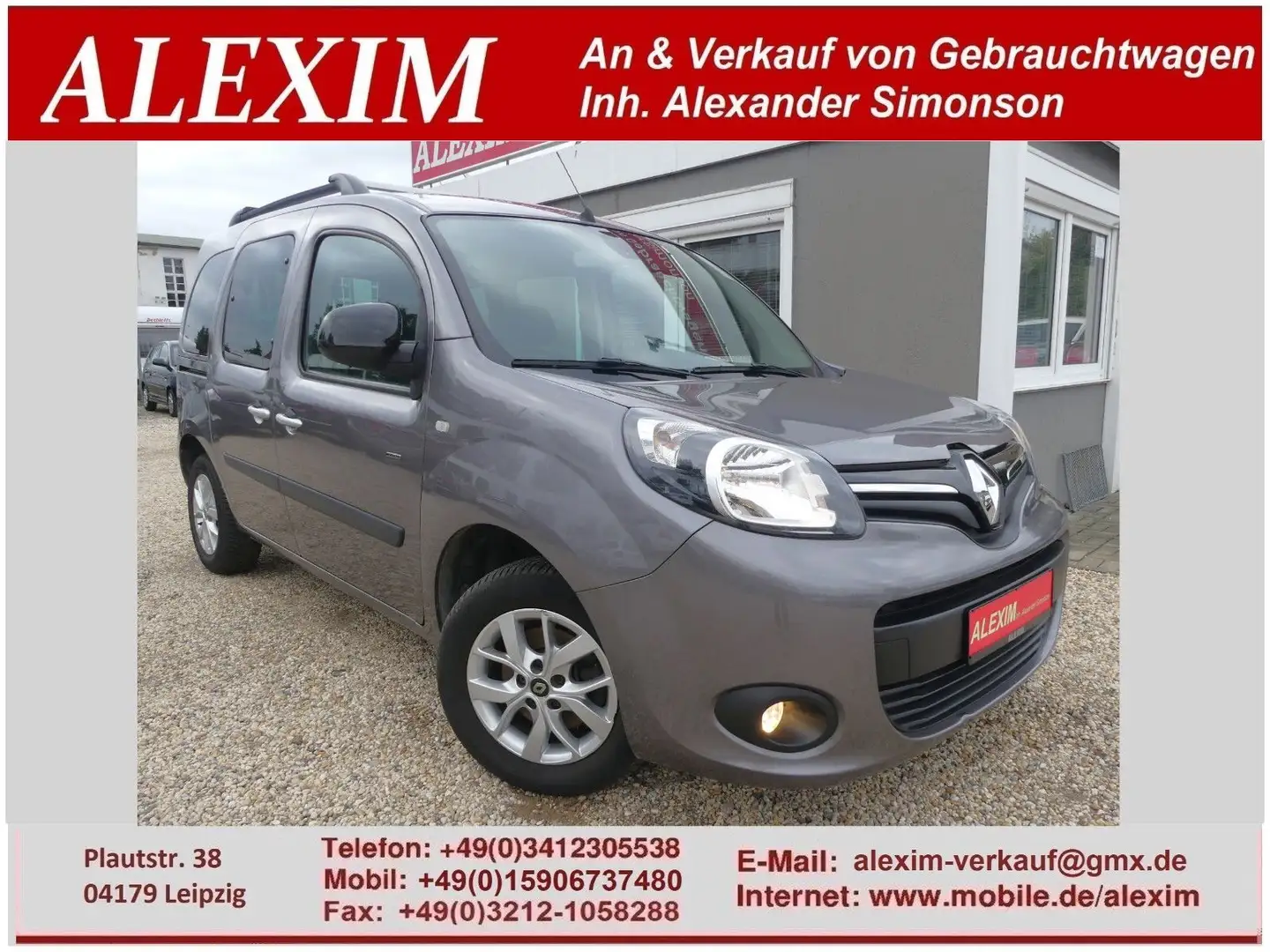 Renault Kangoo Limited/Temp/Klima/Bluetooth/1.Hand/PDC Gris - 1