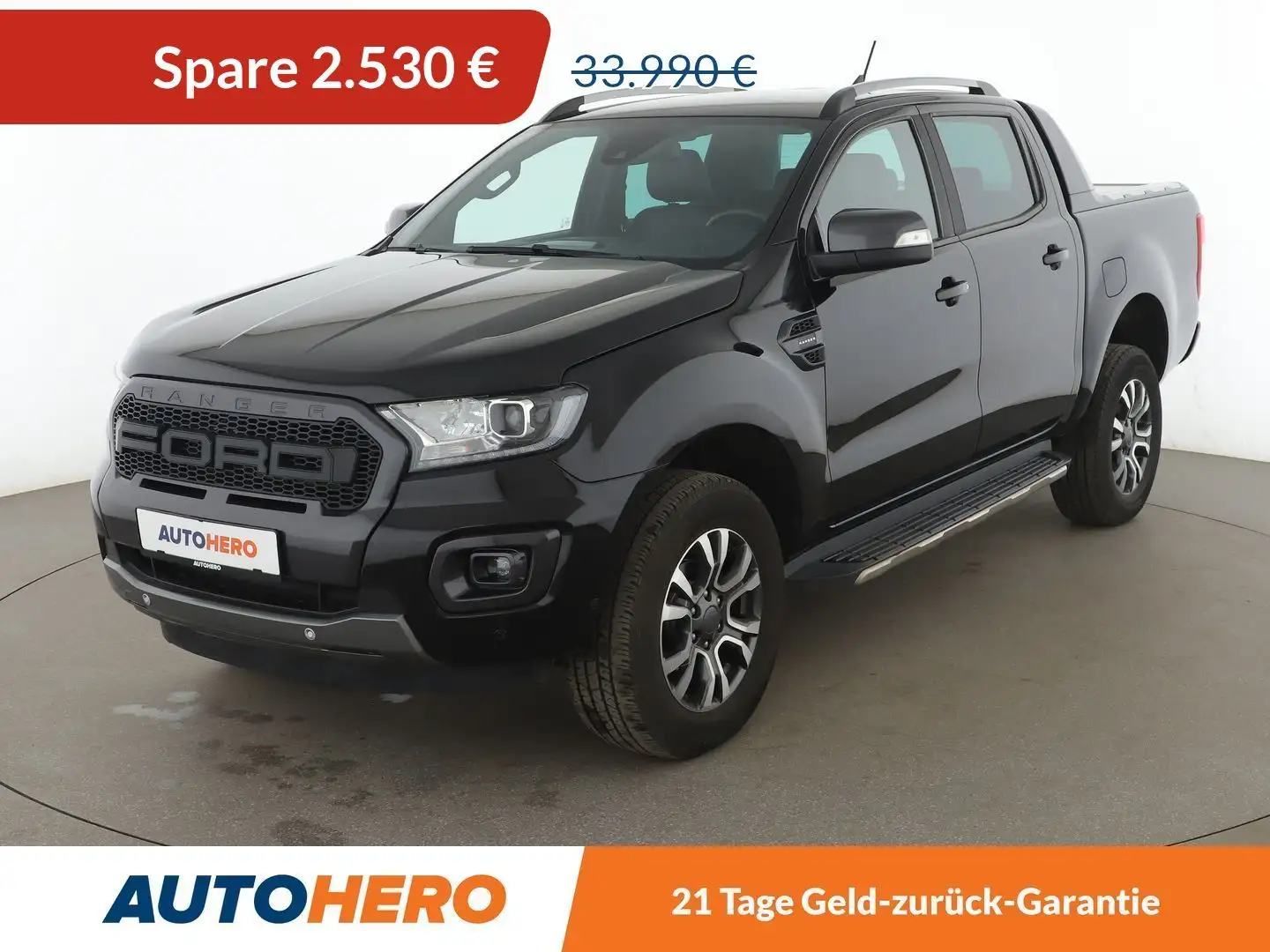Ford Ranger 2.0 TDCi Doppelkabine 4x4 Wildtrak Aut.*NAVI*TEMPO Negro - 1