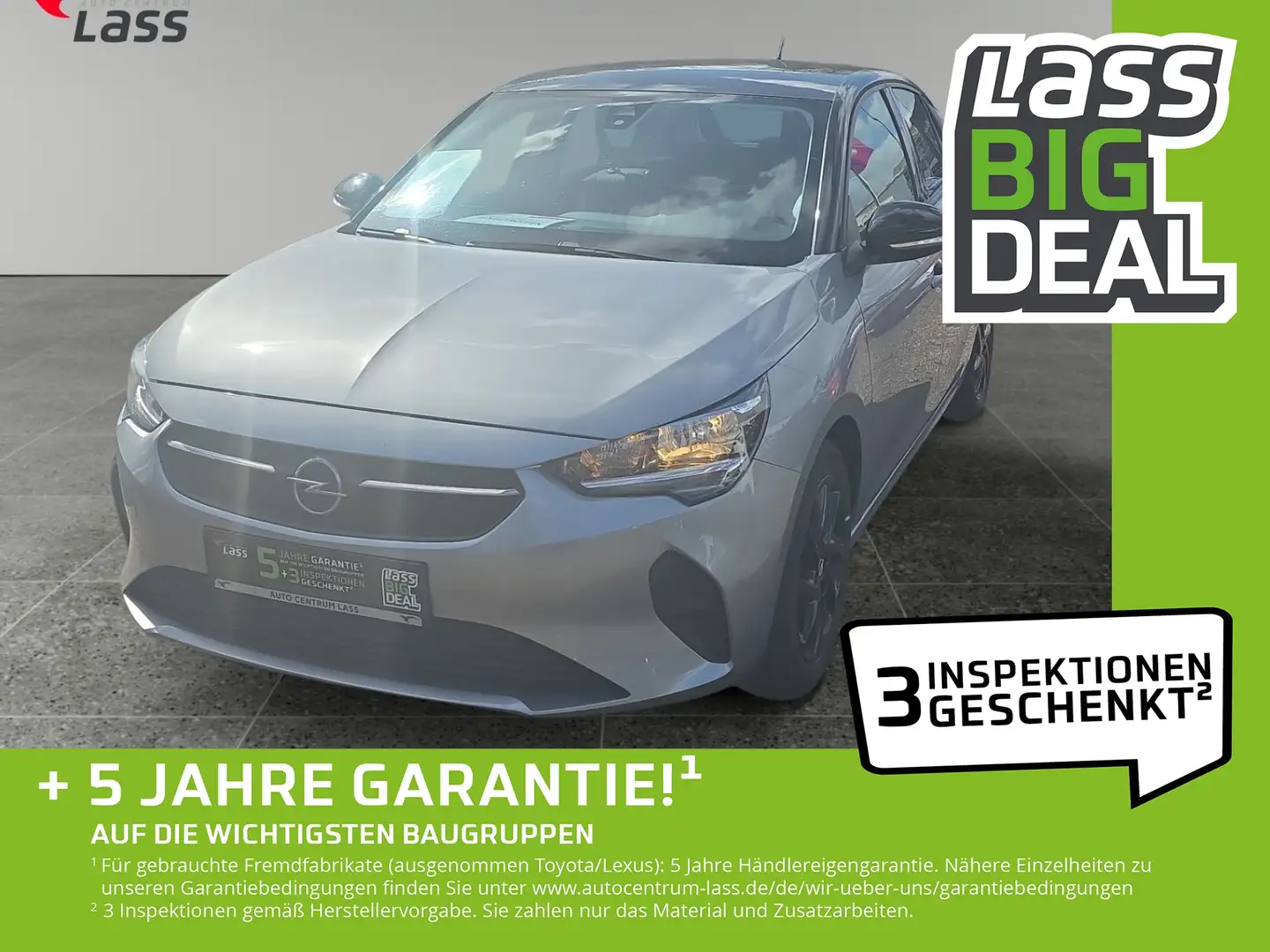 Opel Corsa F 1.2 Edition SHZ+LM+PDC+SpurH Grau - 1