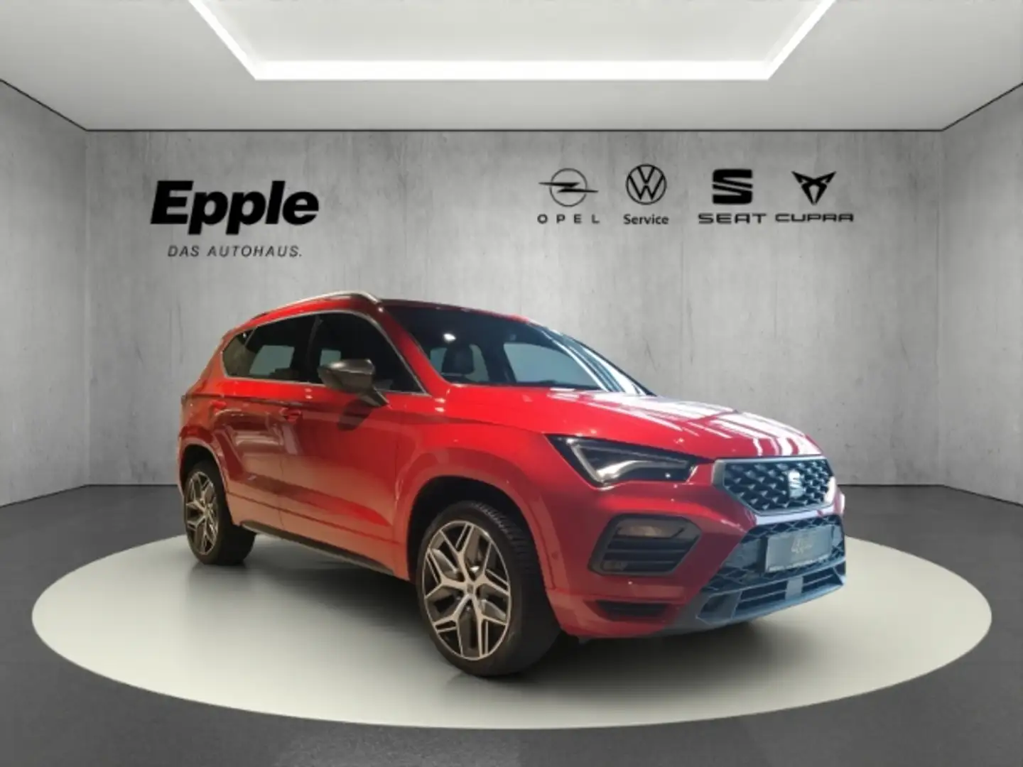 SEAT Ateca FR AHK-klappbar Navi LED Klimaaut. PDc v+h Kameras Rot - 1