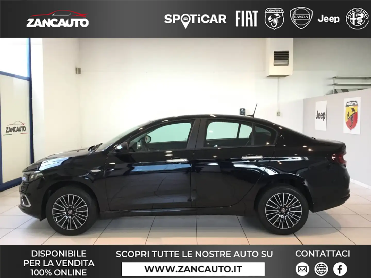 Fiat Tipo 1.6 Mjt S&S 4 porte City PROMO AGOSTO Zwart - 1