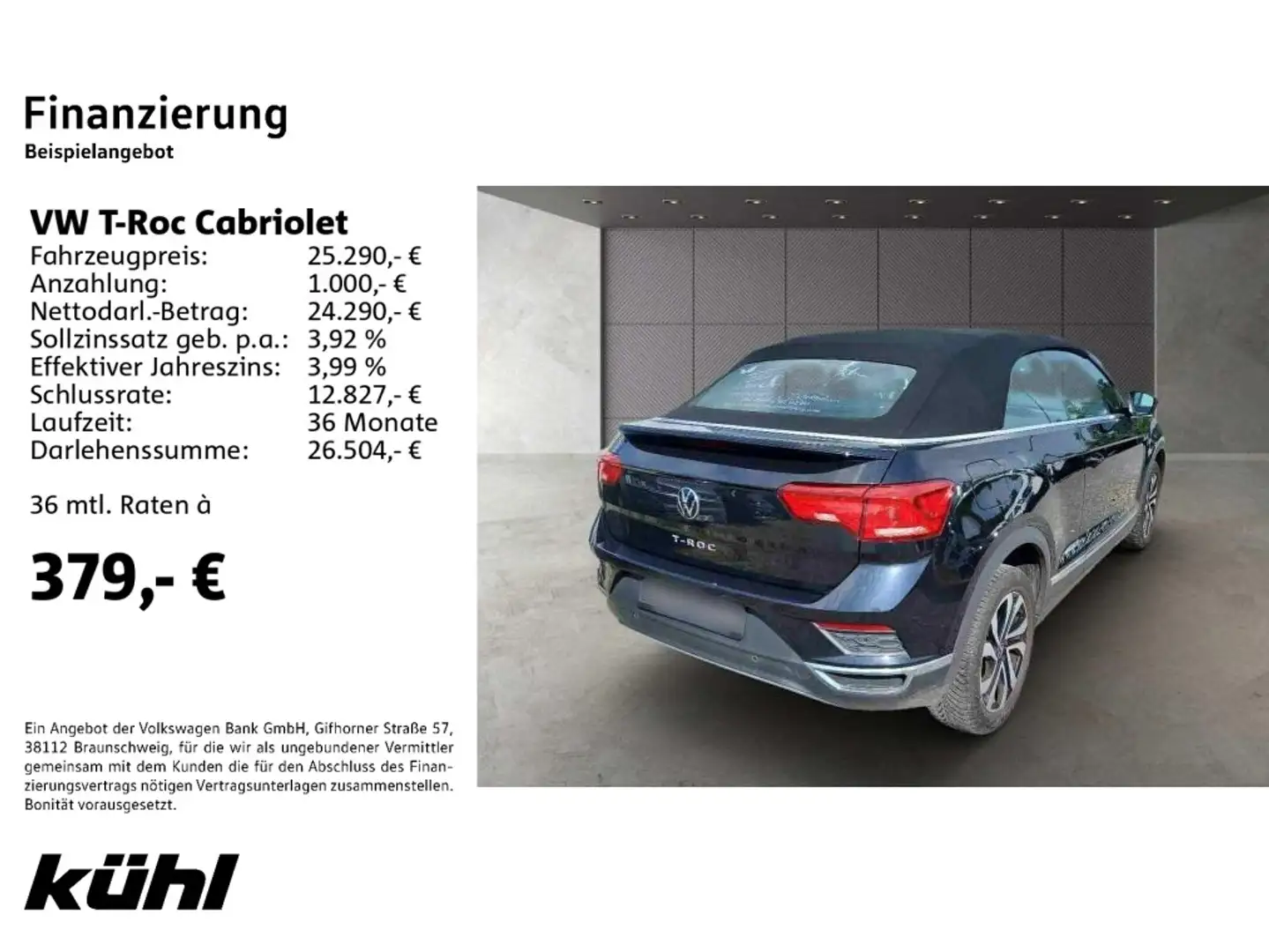 Volkswagen T-Roc 1.5 TSI DSG Active Navi, SHZ Negro - 2