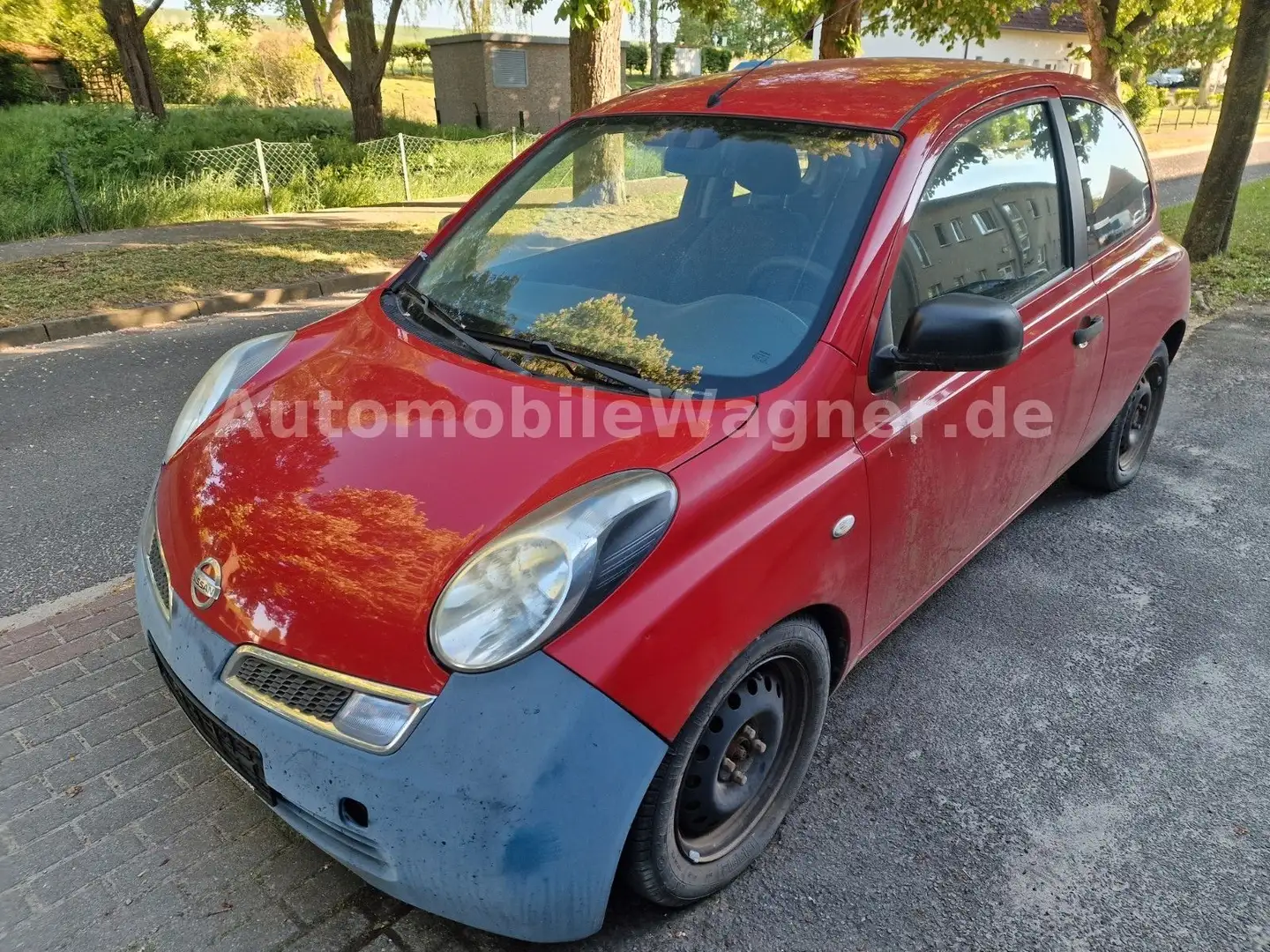 Nissan Micra Visia 1,5 Diesel !! Motor + Getriebe Top ! Rood - 1